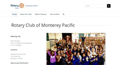 Desktop Screenshot of montereypacificrotary.org